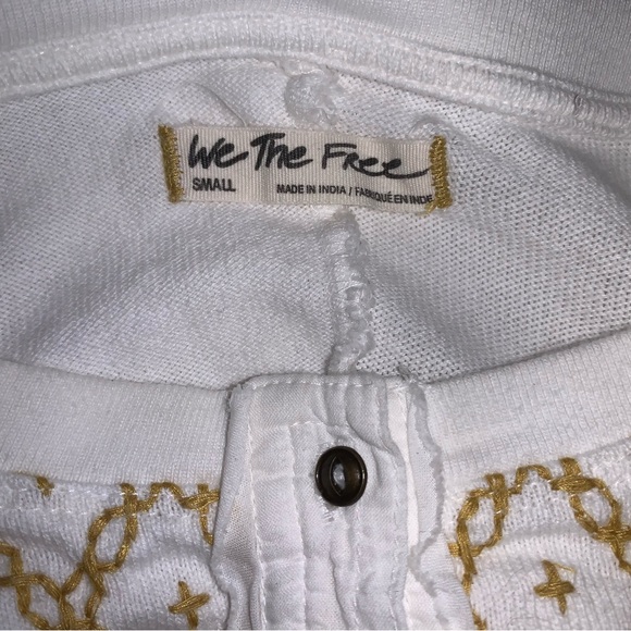 We The Free by Free People womens top light cardigan button up size small S NWOT - Picture 5 of 5